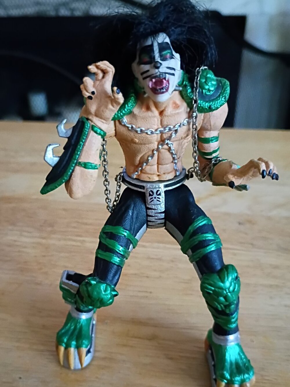 KISS The Catman Peter Criss 7" Action Figure McFarlane Toys Rock Band 1998